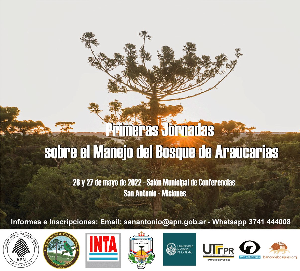 I Jornadas sobre el Manejo del Bosque de Araucarias (San Antonio, Misiones).