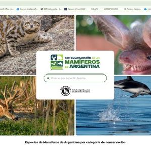 Actualización de la taxonomía y categorías de conservación de los mamíferos de la Argentina